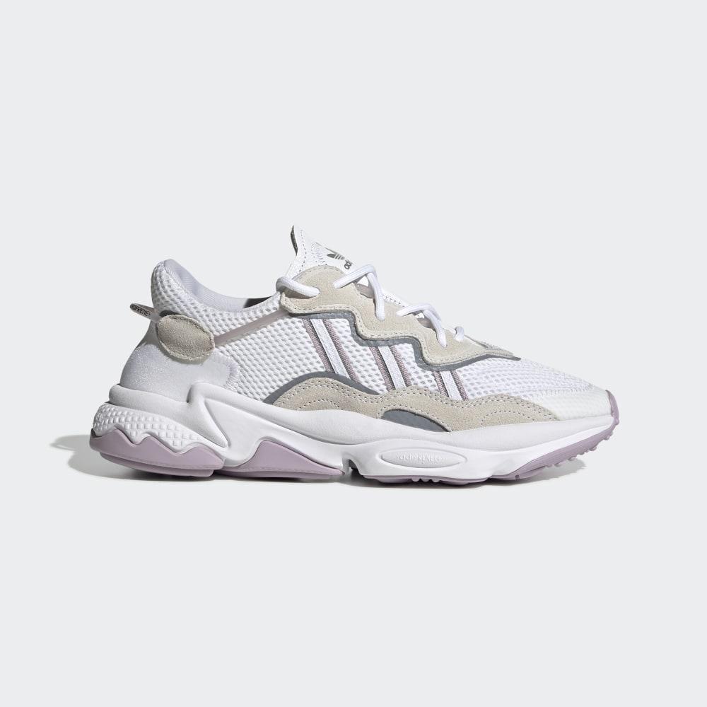 Adidas Women's OZWEEGO Originals Shoes White/Grey Ireland EE7012